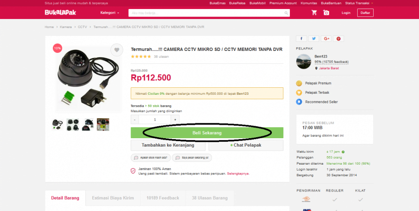 tips aman belanja di bukalapak