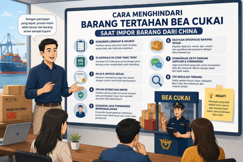 Cara Menghindari Barang Tertahan Bea Cukai Saat Impor Barang dari China